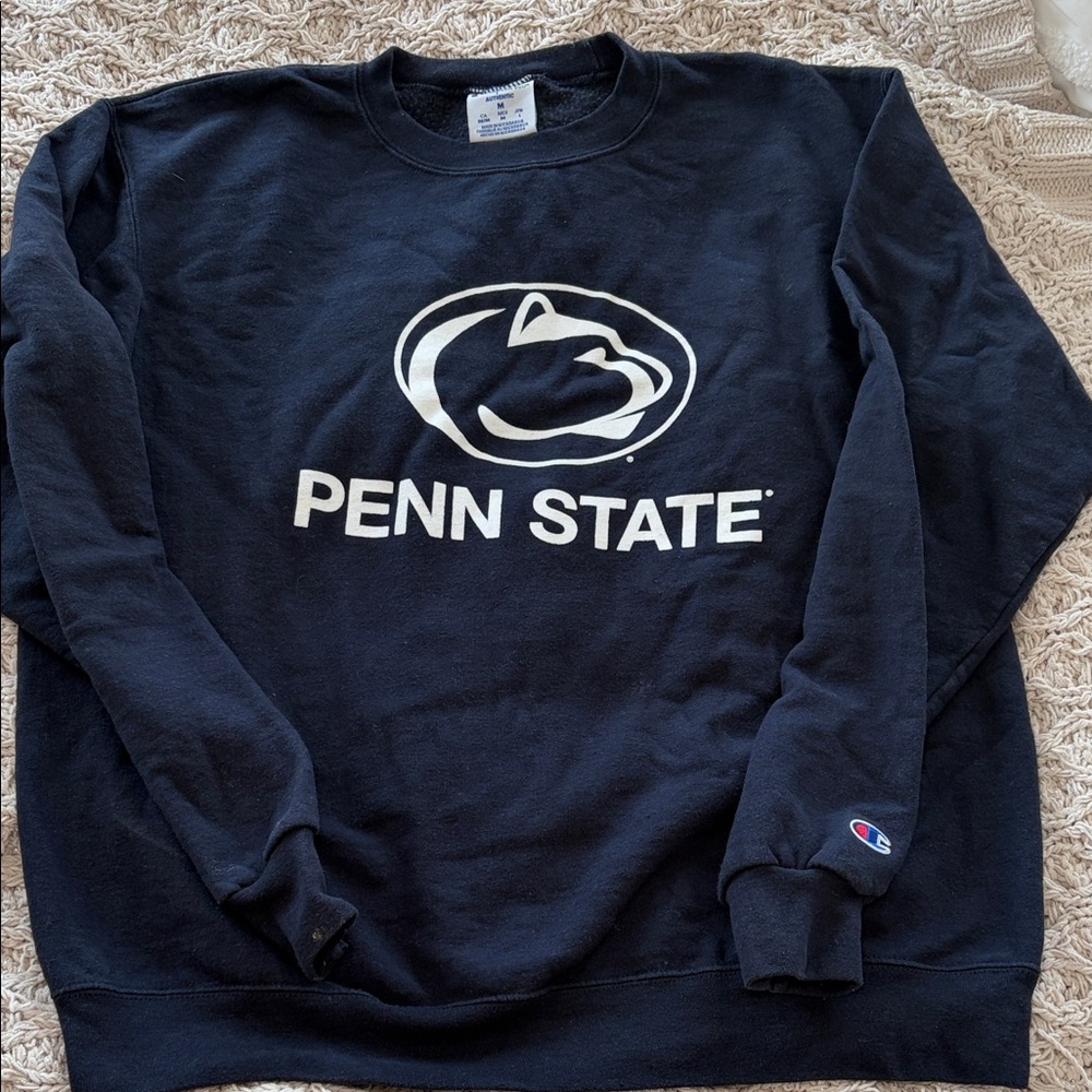 Champion Penn State Blue Crewneck Sweater